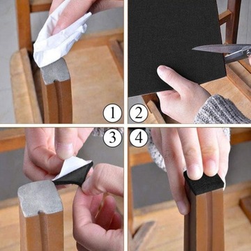 САМОКЛЕЯЩИЙСЯ ВОЙЛОК С КЛЕЕМ ЧЕРНЫЙ ПОДКЛАДКА ДЛЯ МЕБЕЛИ 10 Х 100 СМ