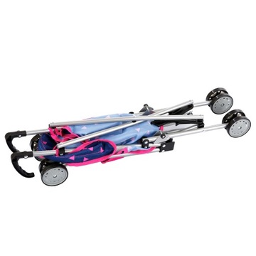 КОЛЯСКА ДЛЯ КУКОЛ KINDERPLAY ЛЕГКАЯ СКЛАДНАЯ ПРОГУЛКА-ЗОНТИК