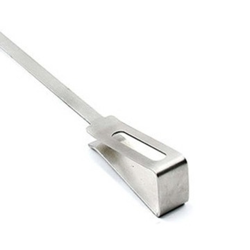 Zestaw stojaków na szaszłyki Sztyft do grilla Metalowy szpikulec do szaszły