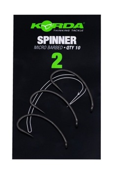 KORDA haczyki karpiowe SPINNER #2 op 10szt