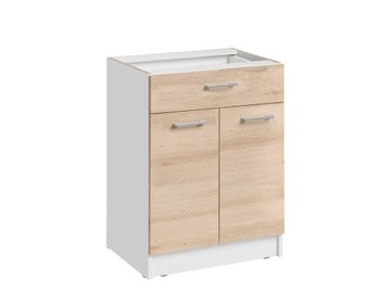 ecoModel Szafka stojąca DS 6/1 Dąb Sonoma Jasna