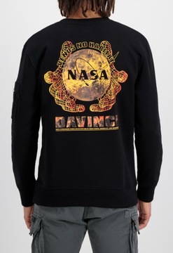 Mikina Alpha Industries Nasa Davinci Sweater Black XL