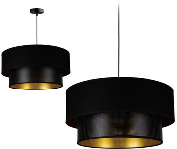 LAMPA WISZĄCA SUFITOWA ŻYRANDOL ABAŻUR NOWOCZESNA