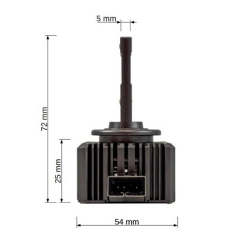 D1S CANBUS Светодиодные лампы 2x35W 9000LM CSP HP