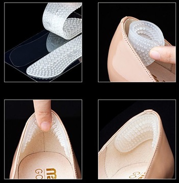 ŻELOWE zapiętki do butów samoprzylepne 4 PARY nr Wbs17