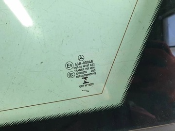 MERCEDES TŘÍDA E W212 S212 14R FACELIFT KOMBI SKLO (OKNO) W BLATNÍK PRAVÝ ZADNÍ