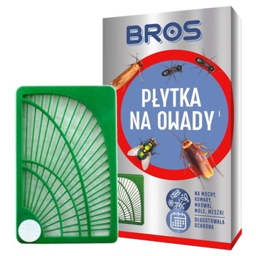 PŁYTKA NA OWADY MOLE KOMARY MESZKI MUCHY MOC BROS