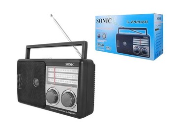 Radio sieciowo-bateryjne FM Sonic S-232 UAR