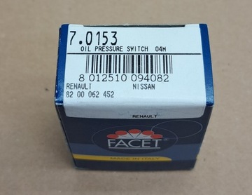 FACET 7.0153 SPÍNAČ TLAKOVÝ OLEJE