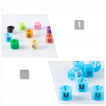 ЦВЕТНАЯ КОДИРОВАНИЕ ВЕШАЛКИ ДЛЯ ОДЕЖДЫ, ВЕШАЛКИ, МАРКЕРЫ РАЗМЕРА, ЦВЕТНЫЕ ТАБЛИЧКИ, РАЗМЕР, ПРЯЖКА