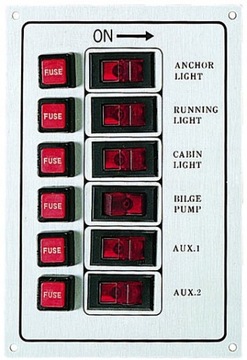 Rozdzielnia elektryczna 12V - 6 przełączników