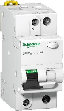 Schneider Wyłącznik różnicowo-nadprądowy 2P B16A AC A9D22616
