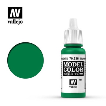 VALLEJO Model Color Transparent Green 17ml
