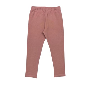 Ocieplane legginsy dziecięce różowe - Chrisma r.92