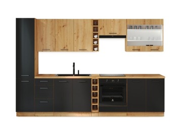Zestaw mebli kuchennych Modena 315cm+blat