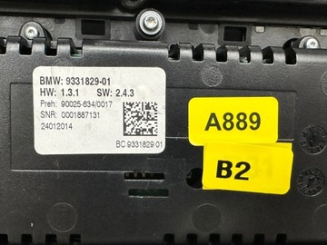 BMW 5 F10 F11 2013 PANEL KLIMATIZACE