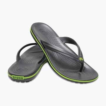 Japonki Crocs Crocband Flip szare 36-37 EU