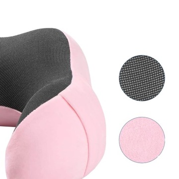 УДОБНАЯ ПОДУШКА ДЛЯ ПУТЕШЕСТВИЯ ПОПЕРЕЧНО ШЕИ ДЛЯ АВТОМОБИЛЯ САМОЛЕТА ПЕНА С ПАМЯТЬЮ