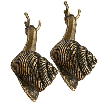 ЛАТУННАЯ ФИГУРКА УЛИТКИ В ВИНТАЖНОМ СТИЛЕ ДЛЯ УКРАШЕНИЯ СТОЛА