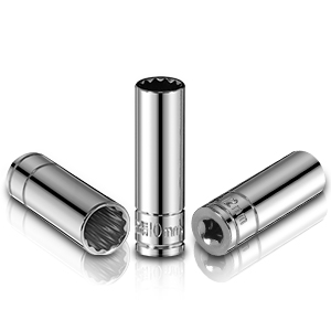 8 головок 1/4 дюйма, набор головок глубиной 12 гран.