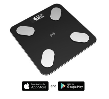 SMART SMART ВЕСЫ ДЛЯ ВАННОЙ ДЛЯ ПРИМЕНЕНИЯ ЖК-ДИСПЛЕЙ BLUETOOTH