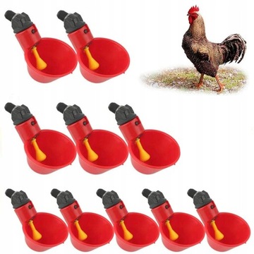 Стаканчики для воды для птицы Стаканчики для курицы 10 шт.