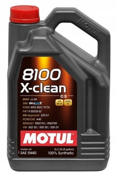 OLEJ MOTUL 8100 X-CLEAN C3 5W40 5L