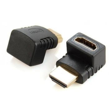 ADAPTER HDMI KĄTOWY 2.0 PRZEJŚCIÓWKA KĄT 90 FULLHD