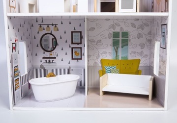 КУКОЛЬНЫЙ ДОМ С МЕБЕЛЬЮ GRACE ECOTOYS MANSION