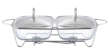 31903 AMBITION HELIOS NACZYNIE ŻAROODPORNE Z PODGRZEWACZEM 2 x 2,5L 5L