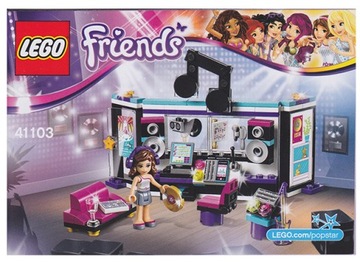 Lego - Instrukcja - 41103 - Studio nagrań gwiazdy pop, Friends