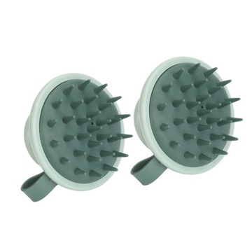 2 шт. Щетка для шампуня, силиконовый массажер