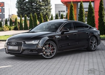 Audi A7 C7 A7 Sportback Facelifting 3.0 TDI competition 326KM 2016 Audi A7 3.0 BiTDI V6T 326KM 2016 Quattro Kamera Bose CzerwonePasy Alcantara, zdjęcie 6