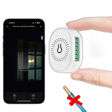 Sterownik dla starych instalacji do oświetlenia bez N 2 kanał ZIGBEE TUYA