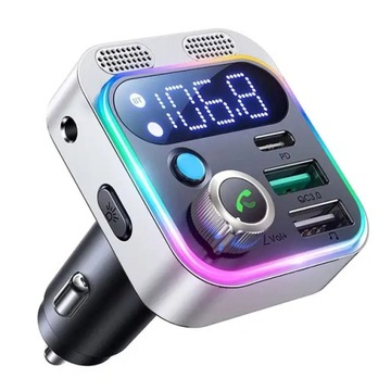 2023 Bluetooth 5.2 nadajnik FM/AUX Bluetooth do samochodu Adapter do