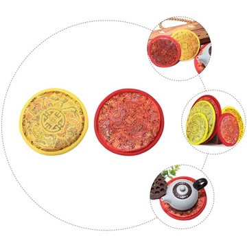 Уплотнитель звуковой чаши Коврик для звуковой чаши ручной работы 2 шт.