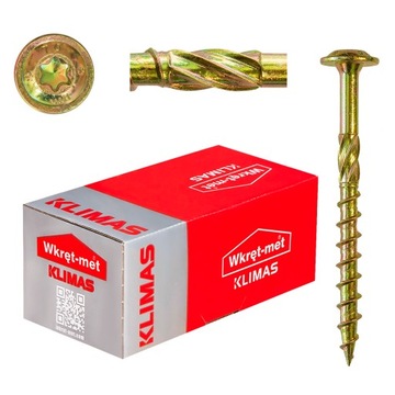 ВИНТЫ ДЛЯ СТОЛЯРНЫХ ПЛАСТИН TORX 8x120 50 ШТ.