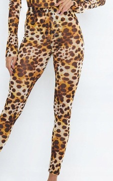 LEGGINSY 3UP XXH__XXS PRETTYLITTLETHING SIATECZKOWE