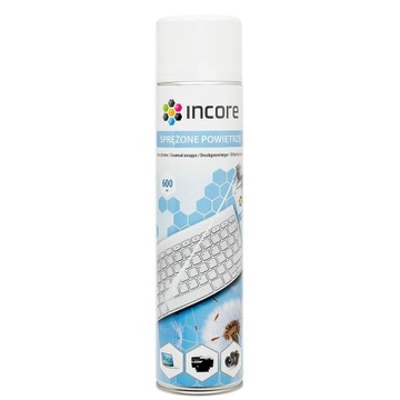 SPRĘŻONE POWIETRZE INCORE 600ml spray + RURKA