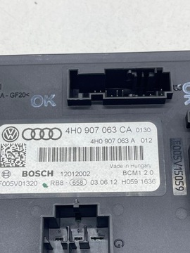 Модуль контроллера комфорта AUDI A7 A6 C7 ФУНКЦИОНАЛЬНЫЙ!