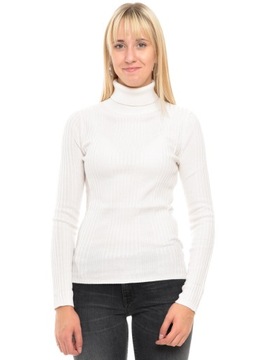 LEE golf white RIB TURTLE NECK KNIT _ M 38