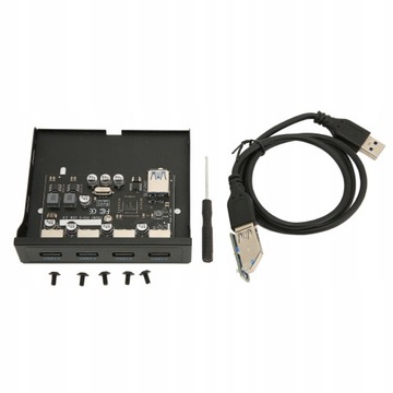 PCIE na USB 3.0 PC Panel przedni 4 porty 5 gb/s