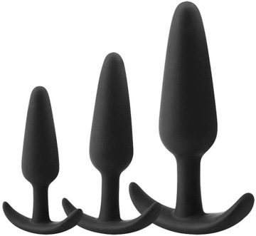 3 АНАЛЬНЫЕ ПРОБКИ СЕКСУАЛЬНЫЕ ПРОБКИ НАБОР ДЛЯ АНАЛЬНЫХ ИГРОВ ПРИЯТНЫЙ НА прикосновение РАЗМЕР. С,М,Л