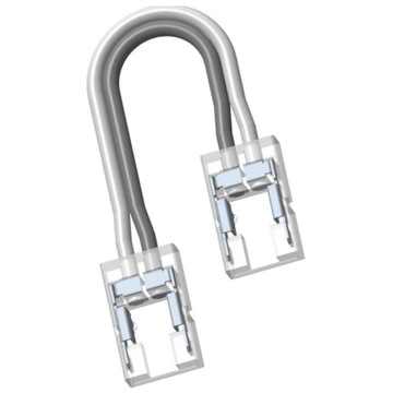 КОННЕКТОР ДЛЯ СВЕТОДИОДНЫХ ЛЕНТ COB NEON MONO 8мм Двухсторонний Коннектор для 2-х светодиодных лент