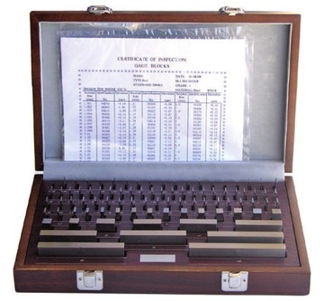 ZESTAW PŁYTEK WZORCOWYCH STAL. DIN861/2 32