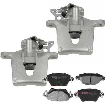 2X TŘMENY BRZDOVÉ ZADNÍ + KOSTKA FORD MONDEO MK3 KOMBI -04