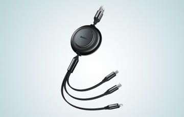 ТЕЛЕФОННЫЙ КАБЕЛЬ BASEUS USB TYP C LIGHTNING MICRO USB КАБЕЛЬ 3,5 А 1,1 М