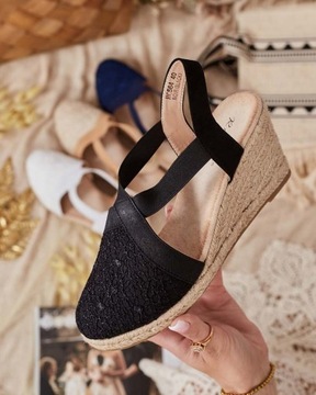 ЧЕРНЫЕ ЖЕНСКИЕ ЭСПАДРИЛЬИ OLEQA 36