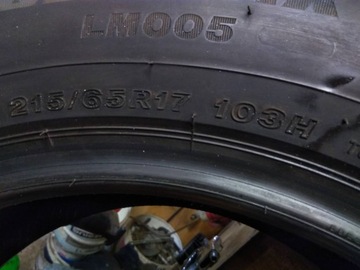 Bridgestone Blizzak LM005 215/65 R17 7,6 мм