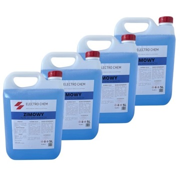 Płyn do spryskiwaczy - 20L - zimowy Electro Chem 4 x 5L -22°C